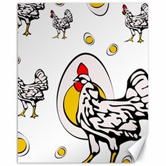 Roseanne Chicken Canvas 16  X 20  by EvgeniaEsenina