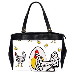 Roseanne Chicken Oversize Office Handbag (2 Sides)