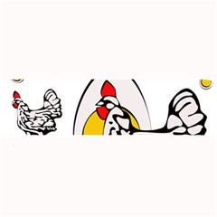 Roseanne Chicken, Retro Chickens Large Bar Mats by EvgeniaEsenina