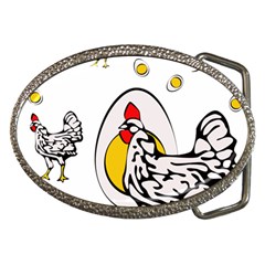 Roseanne Chicken, Retro Chickens Belt Buckles by EvgeniaEsenina