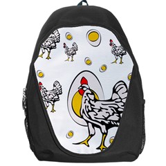 Roseanne Chicken, Retro Chickens Backpack Bag by EvgeniaEsenina