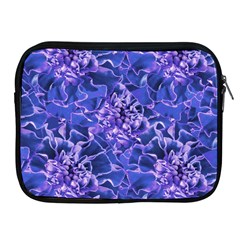 Vibrant Blue Flowers Pattern Motif Apple Ipad 2/3/4 Zipper Cases by dflcprintsclothing