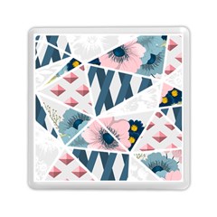 Patchwork  Memory Card Reader (square) by designsbymallika
