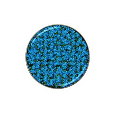 Blue Sakura Forest  Tree So Meditative And Calm Hat Clip Ball Marker (10 Pack) by pepitasart