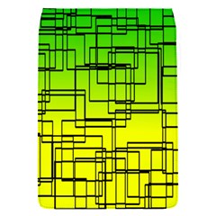 Geometrical Lines Pattern, Asymmetric Blocks Theme, Line Art Removable Flap Cover (s) by Casemiro