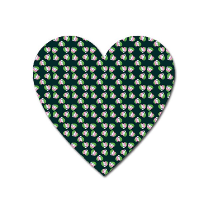 Darla Teal Heart Magnet