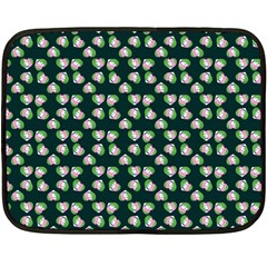 Darla Teal Fleece Blanket (mini)