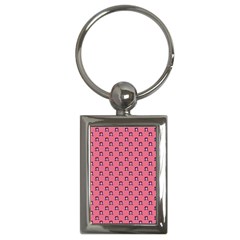 60s Ombre Hair Girl Pink Key Chain (rectangle) by snowwhitegirl
