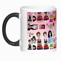 Kawaii Collage Pink Ombre Morph Mugs