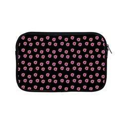 Peach Purple Daisy Flower Black Apple Macbook Pro 13  Zipper Case by snowwhitegirl