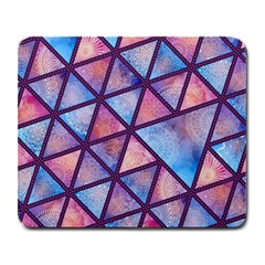 Triangle Mandala Pattern Large Mousepads by designsbymallika