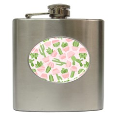 Cactus Pattern Hip Flask (6 Oz) by designsbymallika