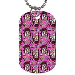 Braids Doll Daisies Pink Dog Tag (one Side)