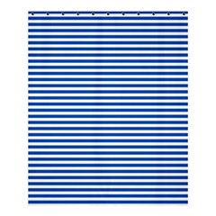 Classic Marine Stripes Pattern, Retro Stylised Striped Theme Shower Curtain 60  X 72  (medium)  by Casemiro