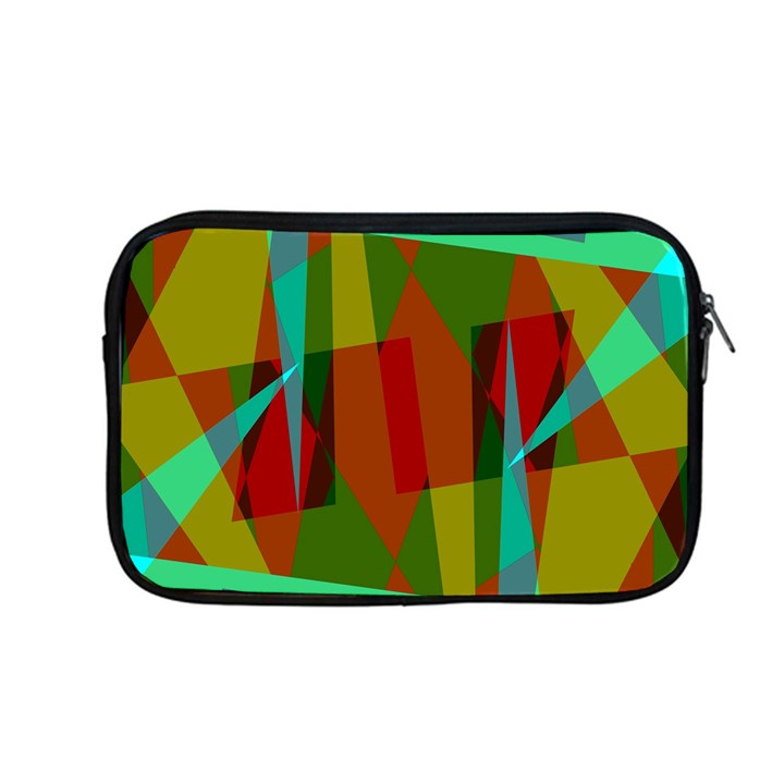 Rainbow colors palette mix, abstract triangles, asymmetric pattern Apple MacBook Pro 13  Zipper Case