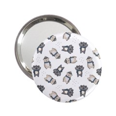 Cute Seamless Pattern With Koala Panda Bear 2 25  Handbag Mirrors by Amaryn4rt