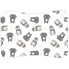 Cute Seamless Pattern With Koala Panda Bear Velour Seat Head Rest Cushion by Amaryn4rt