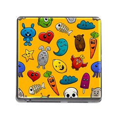 Graffiti Characters Seamless Ornament Memory Card Reader (square 5 Slot) by Amaryn4rt