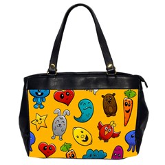 Graffiti Characters Seamless Ornament Oversize Office Handbag (2 Sides)