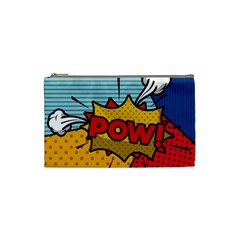 Pow Word Pop Art Style Expression Vector Cosmetic Bag (small) by Amaryn4rt