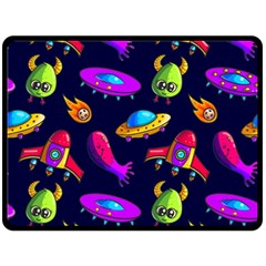 Space Pattern Double Sided Fleece Blanket (large)  by Amaryn4rt