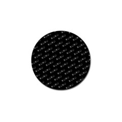 Xoxo Black And White Pattern, Kisses And Love Geometric Theme Golf Ball Marker (10 Pack)