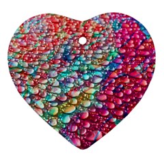 Rainbow Support Group  Heart Ornament (two Sides)
