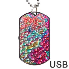 Rainbow Support Group  Dog Tag Usb Flash (two Sides) by ScottFreeArt