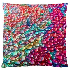 Rainbow Support Group  Large Cushion Case (one Side) by ScottFreeArt