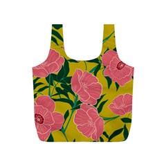 Pink Flower Seamless Pattern Full Print Recycle Bag (s) by Amaryn4rt