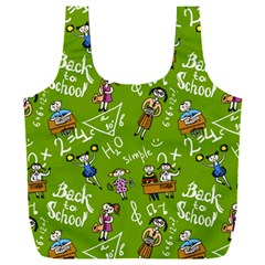 Seamless Pattern With Kids Full Print Recycle Bag (xxxl)