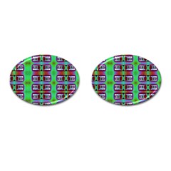 Corridor Nightmare Cufflinks (oval) by ScottFreeArt