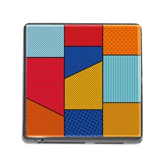 Dotted Colors Background Pop Art Style Vector Memory Card Reader (square 5 Slot) by Amaryn4rt