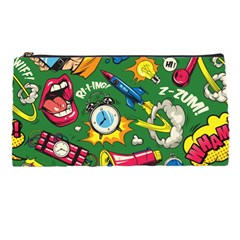 Pop Art Colorful Seamless Pattern Pencil Case by Amaryn4rt