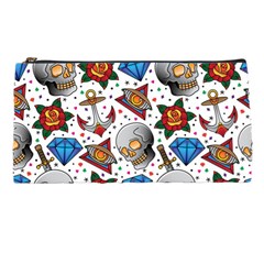 Full Color Flash Tattoo Patterns Pencil Case by Amaryn4rt