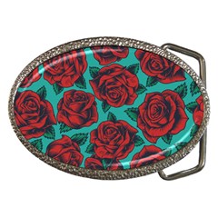 Vintage Floral Colorful Seamless Pattern Belt Buckles by Amaryn4rt