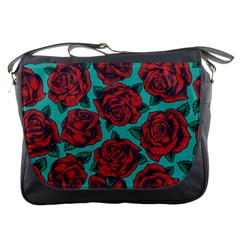 Vintage Floral Colorful Seamless Pattern Messenger Bag by Amaryn4rt