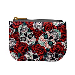 Vintage Day Dead Seamless Pattern Mini Coin Purse by Amaryn4rt