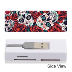 Vintage Day Dead Seamless Pattern Memory Card Reader (stick) by Amaryn4rt