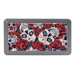 Vintage Day Dead Seamless Pattern Memory Card Reader (mini) by Amaryn4rt