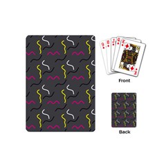 Gray Pattern Playing Cards Single Design (mini) by Saptagram