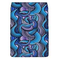 Blue Swirl Pattern Removable Flap Cover (s) by designsbymallika