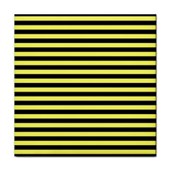 Wasp Stripes Pattern, Yellow And Black Lines, Bug Themed Face Towel by Casemiro
