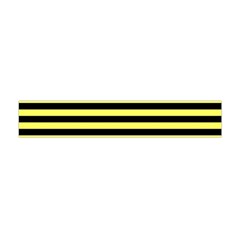 Wasp Stripes Pattern, Yellow And Black Lines, Bug Themed Flano Scarf (mini) by Casemiro