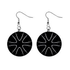 Kettukas Bw #57 Mini Button Earrings by Kettukas