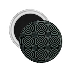 Geometric Pattern, Army Green And Black Lines, Regular Theme 2 25  Magnets by Casemiro