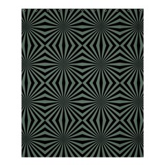 Geometric Pattern, Army Green And Black Lines, Regular Theme Shower Curtain 60  X 72  (medium)  by Casemiro