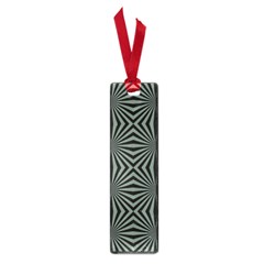 Geometric Pattern, Army Green And Black Lines, Regular Theme Small Book Marks by Casemiro