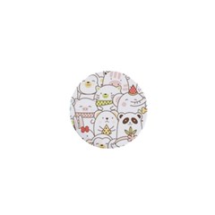 Cute-baby-animals-seamless-pattern 1  Mini Buttons by Sobalvarro