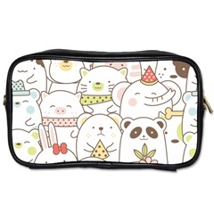 Cute-baby-animals-seamless-pattern Toiletries Bag (two Sides)